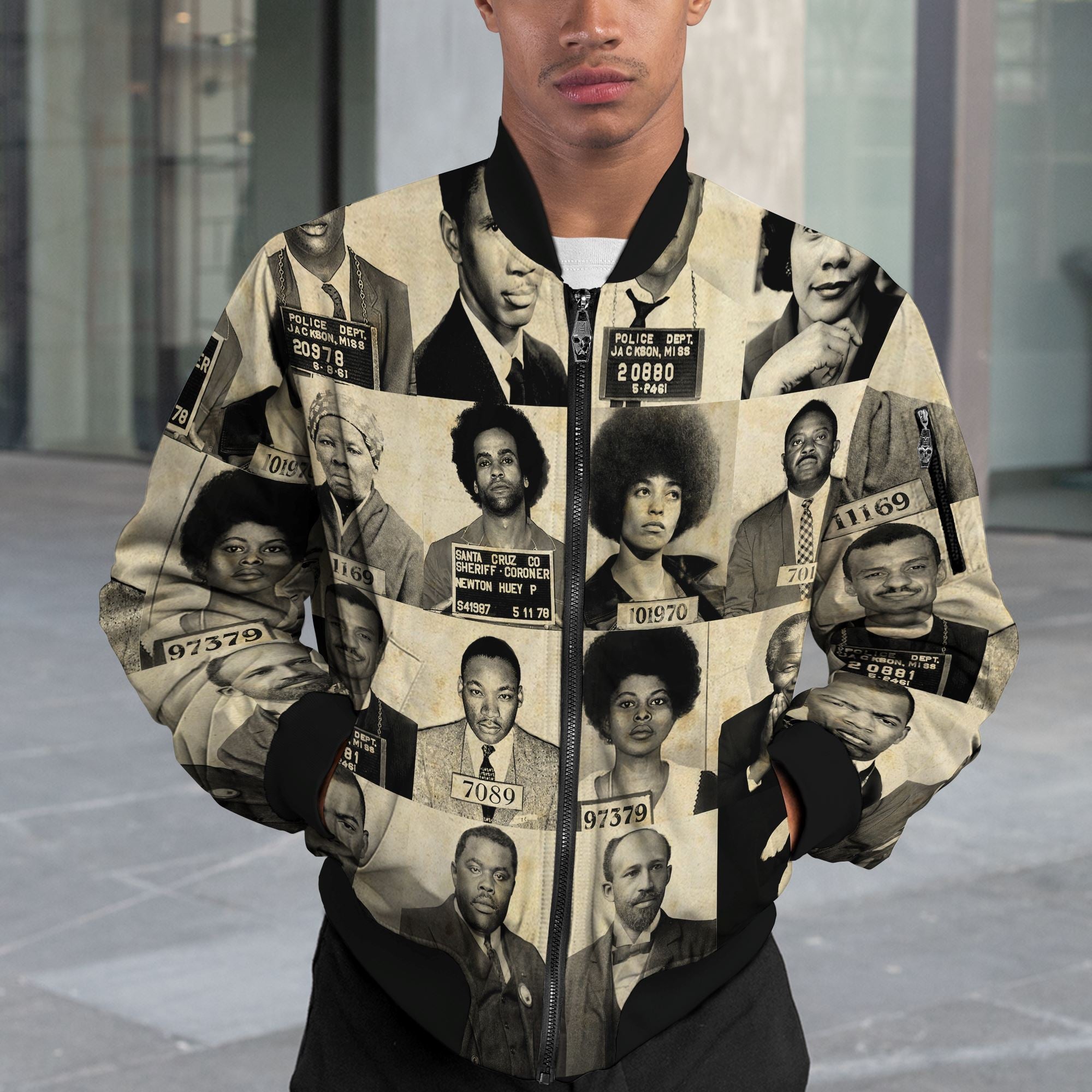 Civil Rights Leaders Bomber Jacket Bomber Jacket Version 2 Zootop Bear 