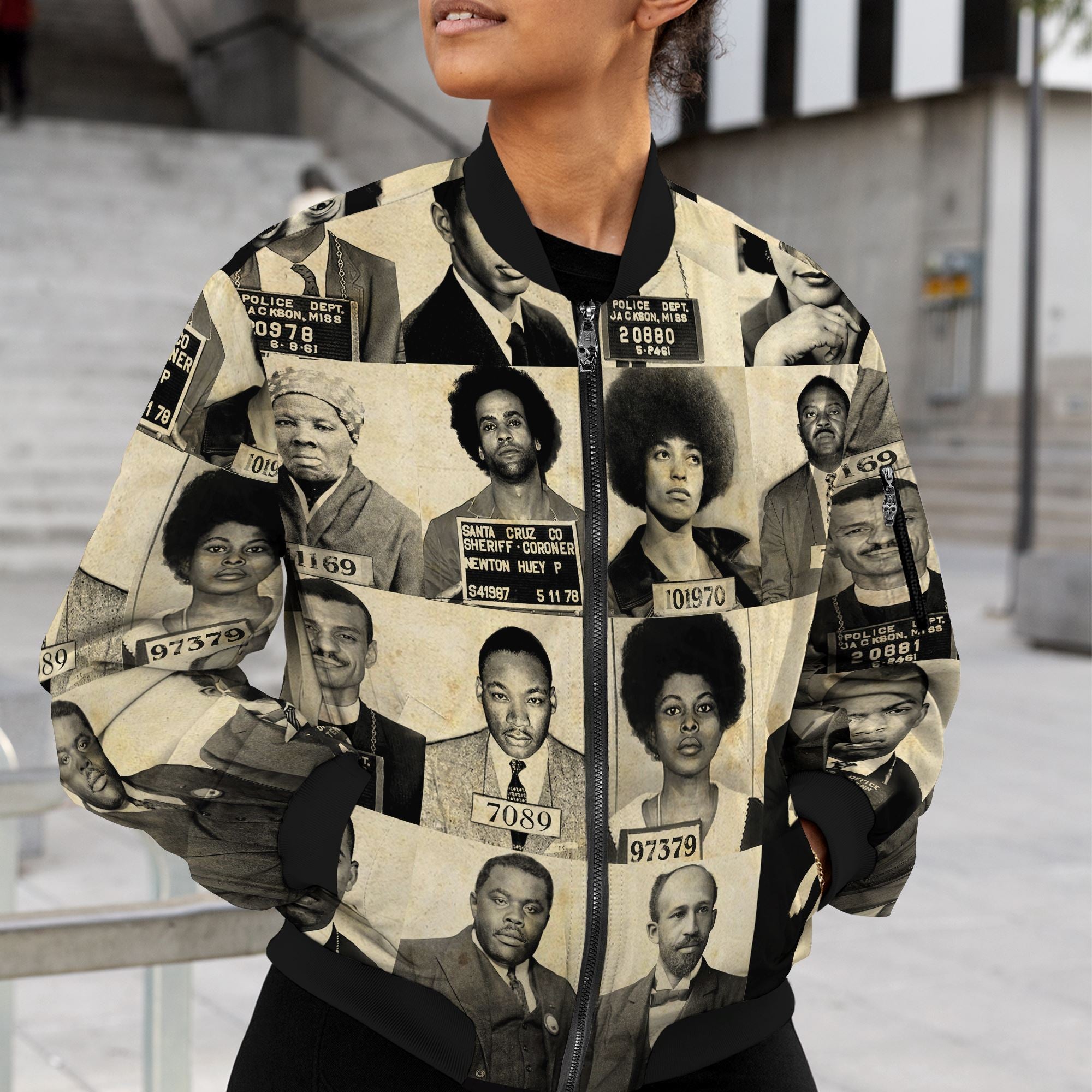 Civil Rights Leaders Bomber Jacket Bomber Jacket Version 2 Zootop Bear 