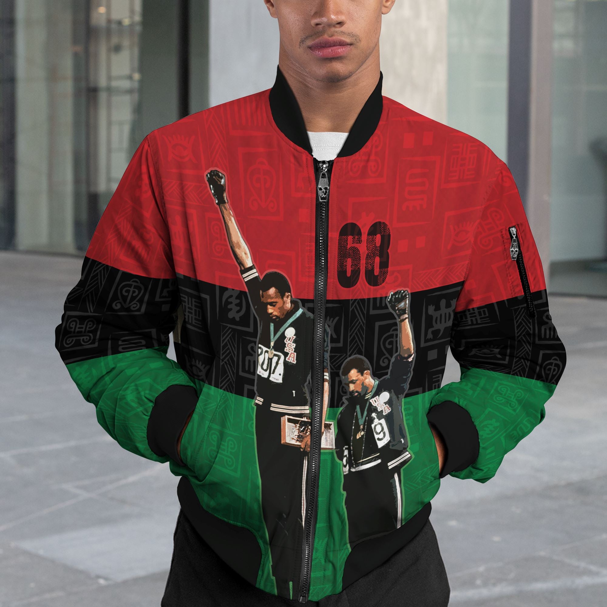 68 Olympics Bomber Jacket – Melaninful