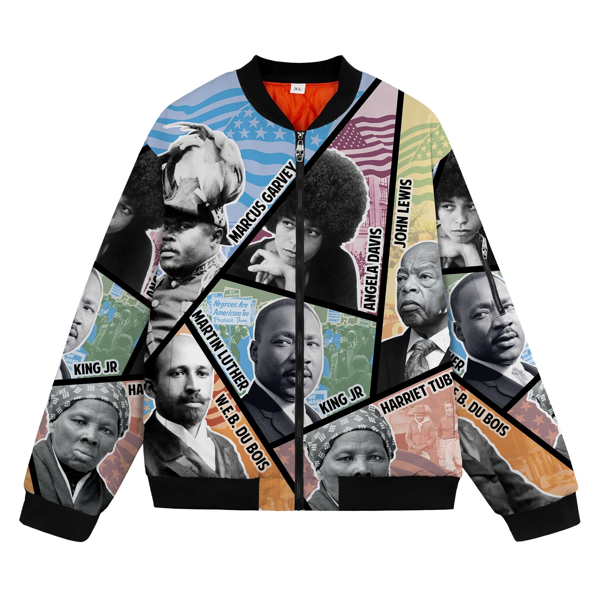 Civil Rights Icons Bomber Jacket Bomber Jacket Version 2 Zootop Bear 