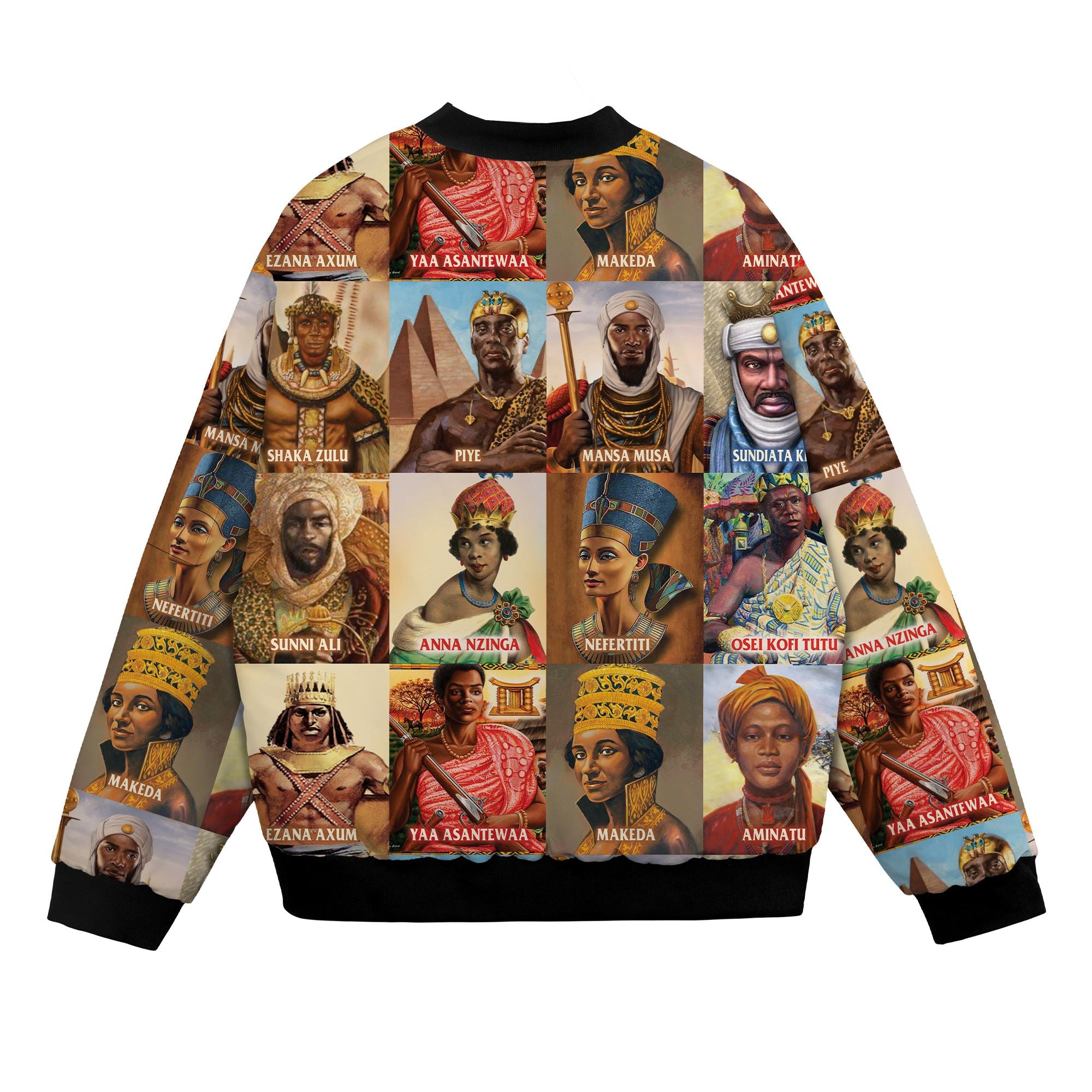 Ancient African Leaders Bomber Jacket Bomber Jacket Version 2 Zootop Bear 