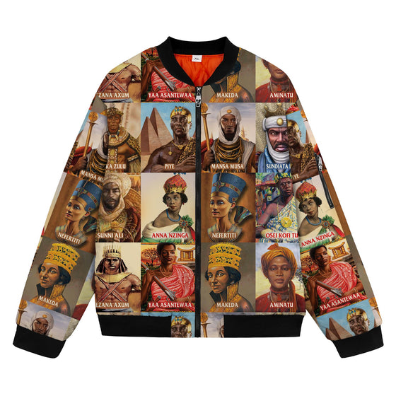 Ancient African Leaders Bomber Jacket Bomber Jacket Version 2 Zootop Bear