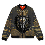 Black and Gold Lion Bomber Jacket Bomber Jacket Version 2 Zootop Bear 