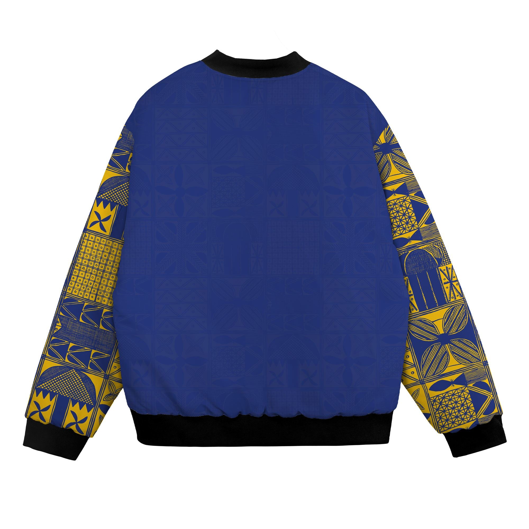 Printed Mudcloth Pattern Bomber Jacket Bomber Jacket Version 2 Zootop Bear 
