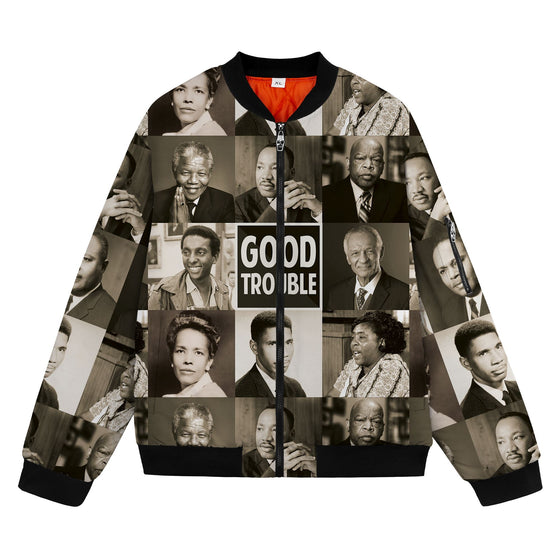 Good Trouble Bomber Jacket Bomber Jacket Version 2 Zootop Bear 
