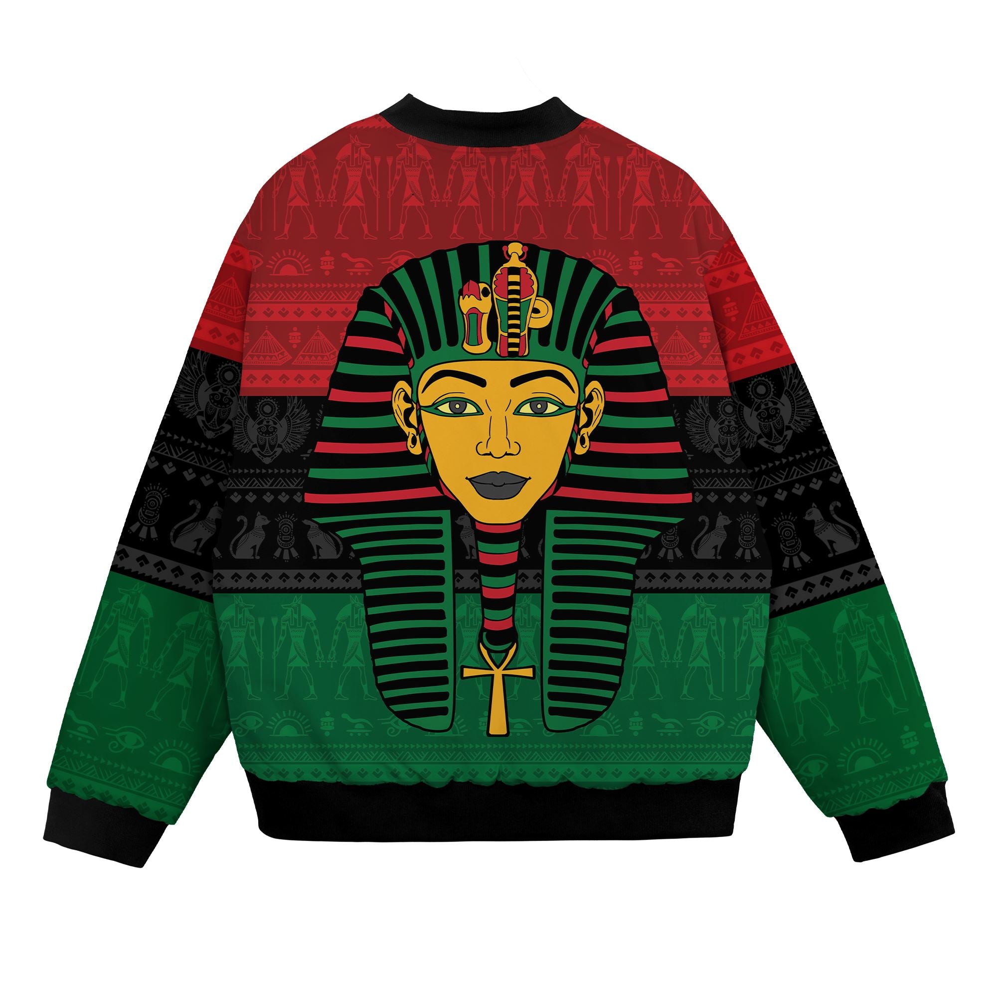 Pharaoh In Pan-African Colors Bomber Jacket Bomber Jacket Version 2 Zootop Bear 
