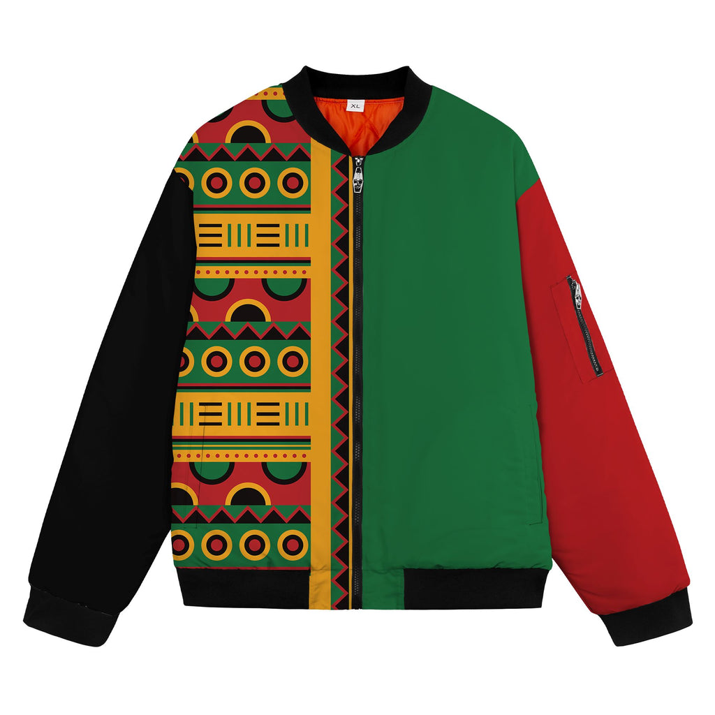 Pan African Block Art and Patterns Bomber Jacket V2 Bomber Jacket Version 2 Zootop Bear 