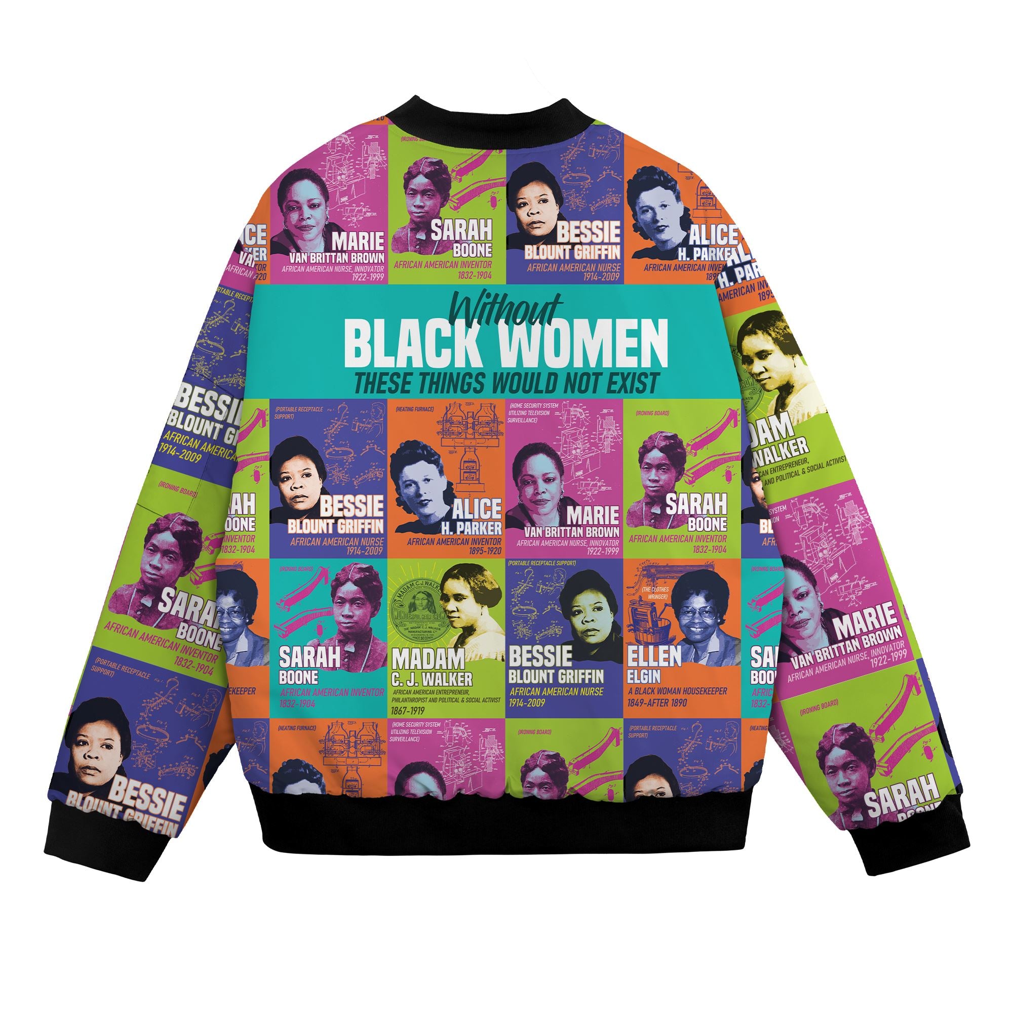 African Women Inventors Bomber Jacket Bomber Jacket Version 2 Zootop Bear 