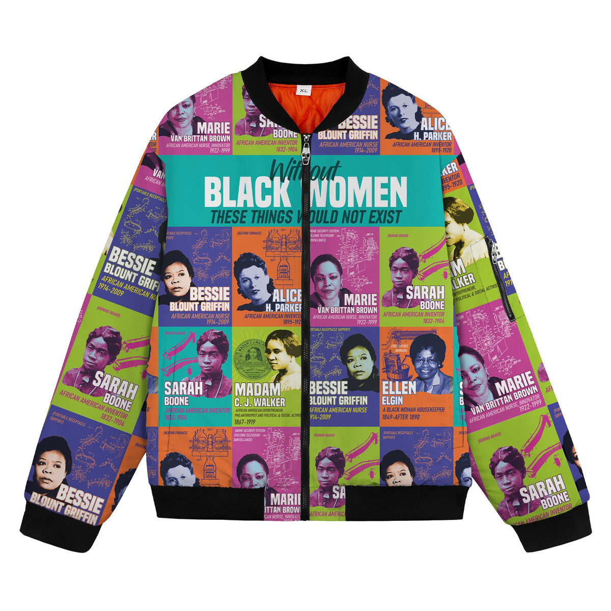 African Women Inventors Bomber Jacket Bomber Jacket Version 2 Zootop Bear 