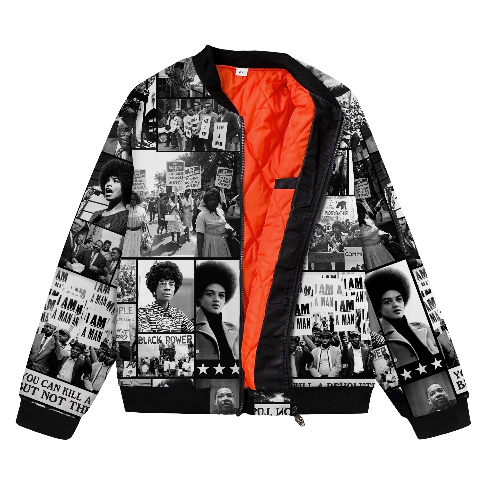 Black Power Images Bomber Jacket Bomber Jacket Version 2 Zootop Bear 