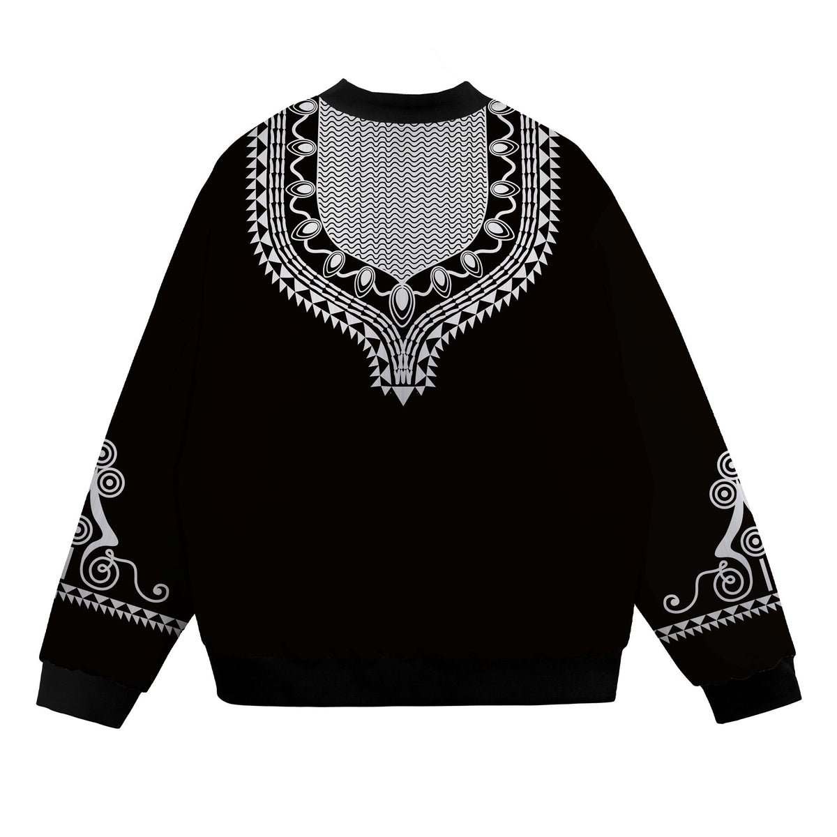 Printed Dashiki Color Black Bomber Jacket Bomber Jacket Version 2 Zootop Bear 