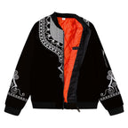 Printed Dashiki Color Black Bomber Jacket Bomber Jacket Version 2 Zootop Bear 