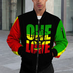 Reggae One Love Bomber Jacket Bomber Jacket Version 2 Zootop Bear 