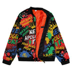 Never Apologize For Being Black Bomber Jacket Bomber Jacket Version 2 Zootop Bear 