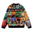 Black Herstory Bomber Jacket Bomber Jacket Version 2 Zootop Bear 