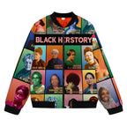 Black Herstory Bomber Jacket Bomber Jacket Version 2 Zootop Bear 