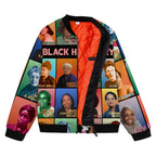 Black Herstory Bomber Jacket Bomber Jacket Version 2 Zootop Bear 