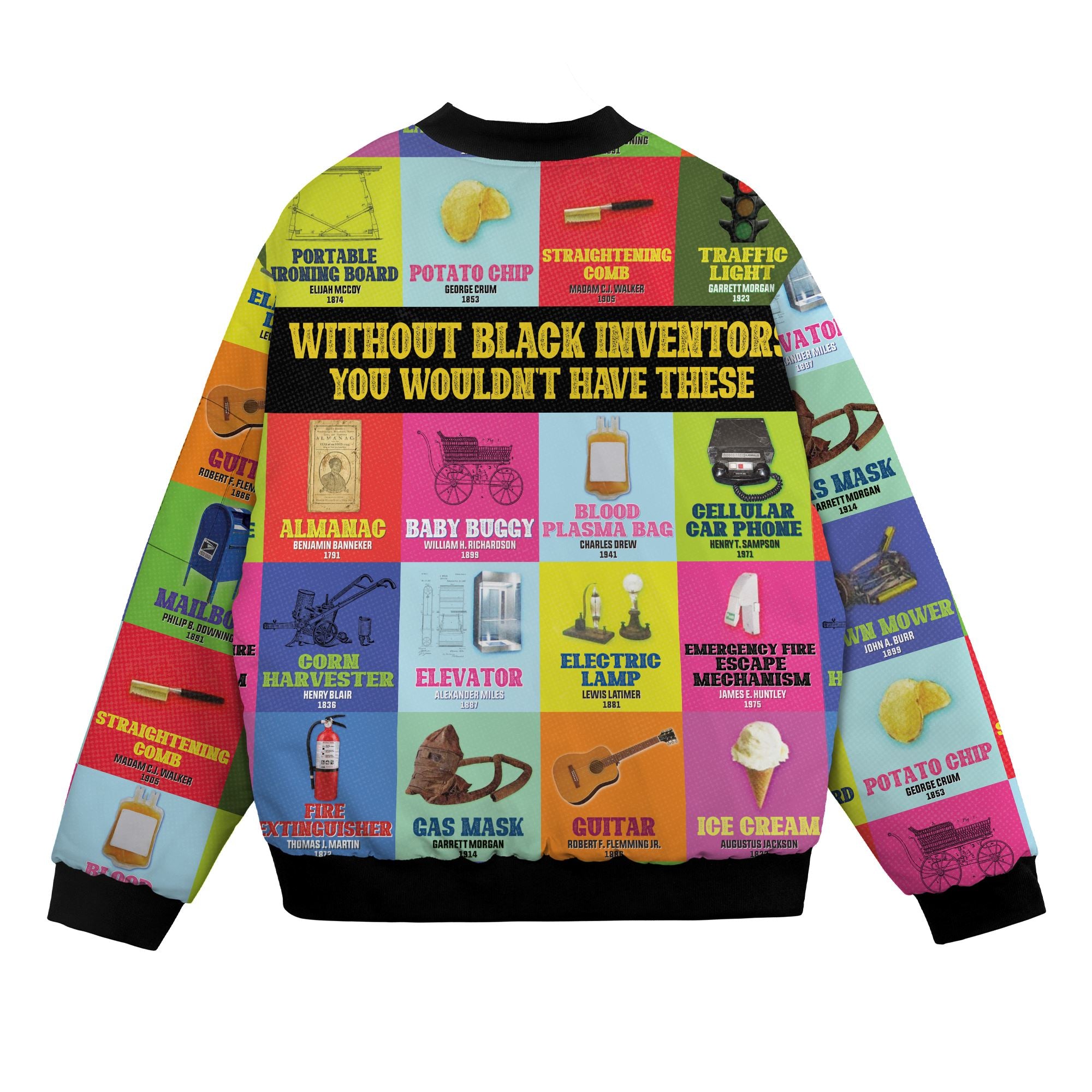 Black Inventions Bomber Jacket – Melaninful