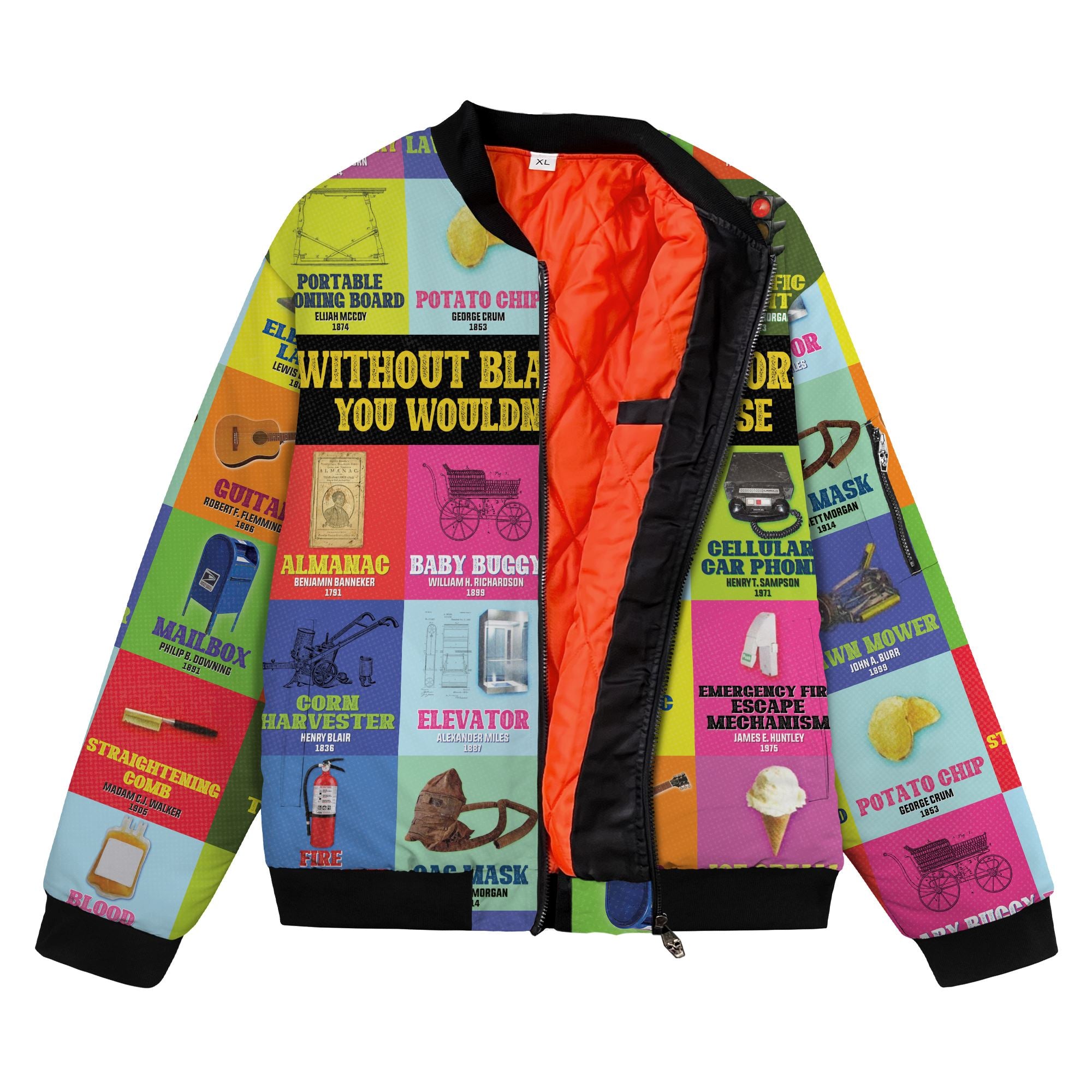 Black Inventions Bomber Jacket – Melaninful