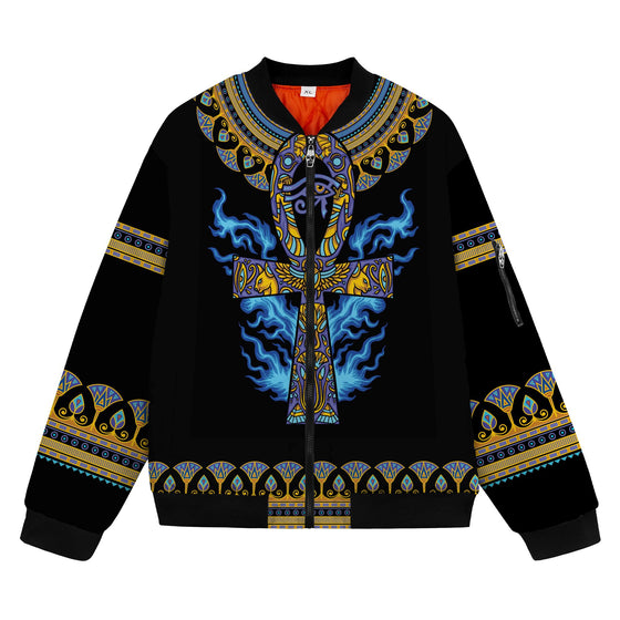 Egyptian Ankh Ft Eye Of Ra Bomber Jacket Bomber Jacket Version 2 Zootop Bear 