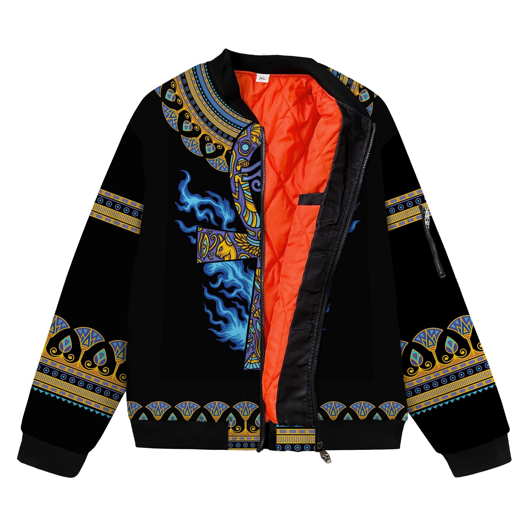 Egyptian Ankh Ft Eye Of Ra Bomber Jacket Bomber Jacket Version 2 Zootop Bear 
