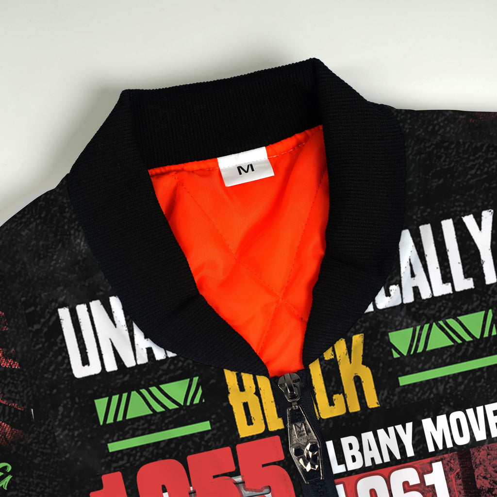 Civil Rights Movement Poster Art Mudcloth Bomber Jacket Bomber Jacket Version 2 Zootop Bear 