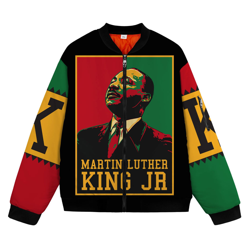 Martin Luther King Jr Retro Bomber Jacket Bomber Jacket Version 2 Zootop Bear 