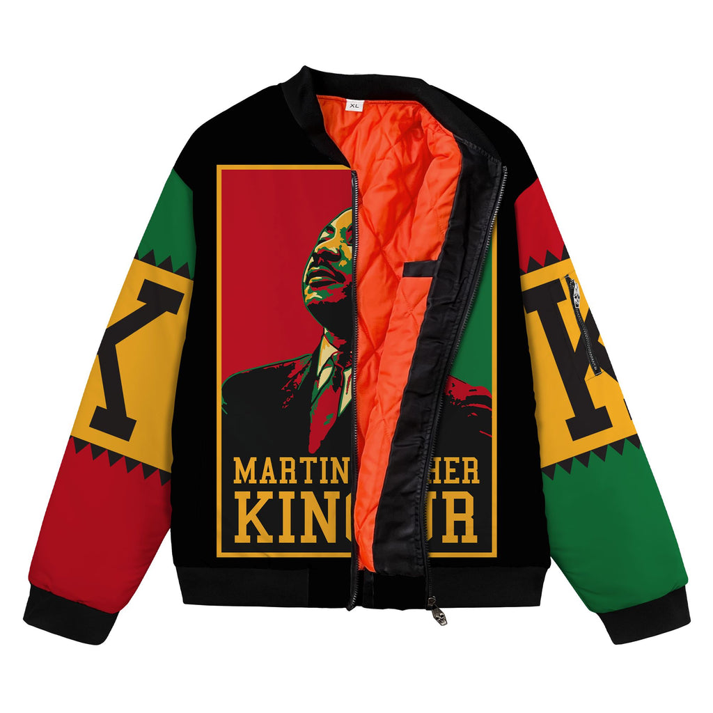 Martin Luther King Jr Retro Bomber Jacket Bomber Jacket Version 2 Zootop Bear 