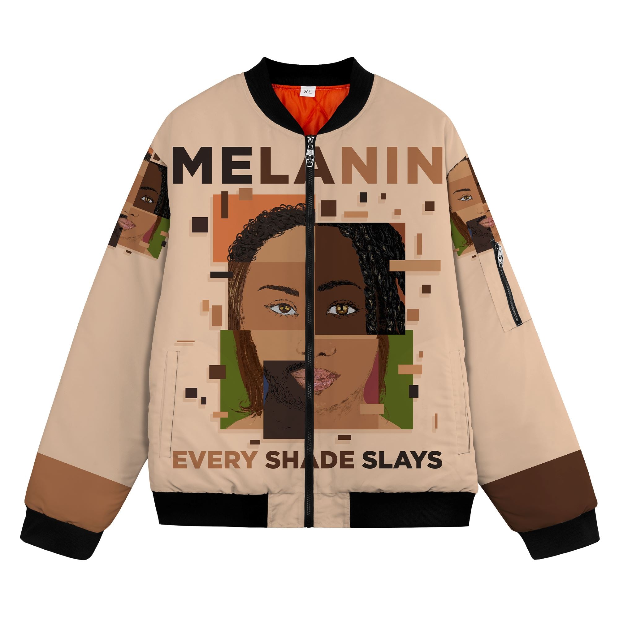 Melanin Every Shade Slays Bomber Jacket Bomber Jacket Version 2 Zootop Bear 