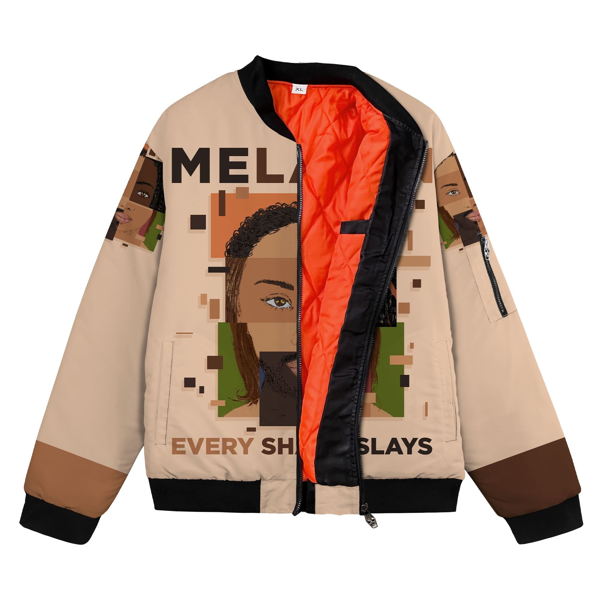 Melanin Every Shade Slays Bomber Jacket Bomber Jacket Version 2 Zootop Bear 