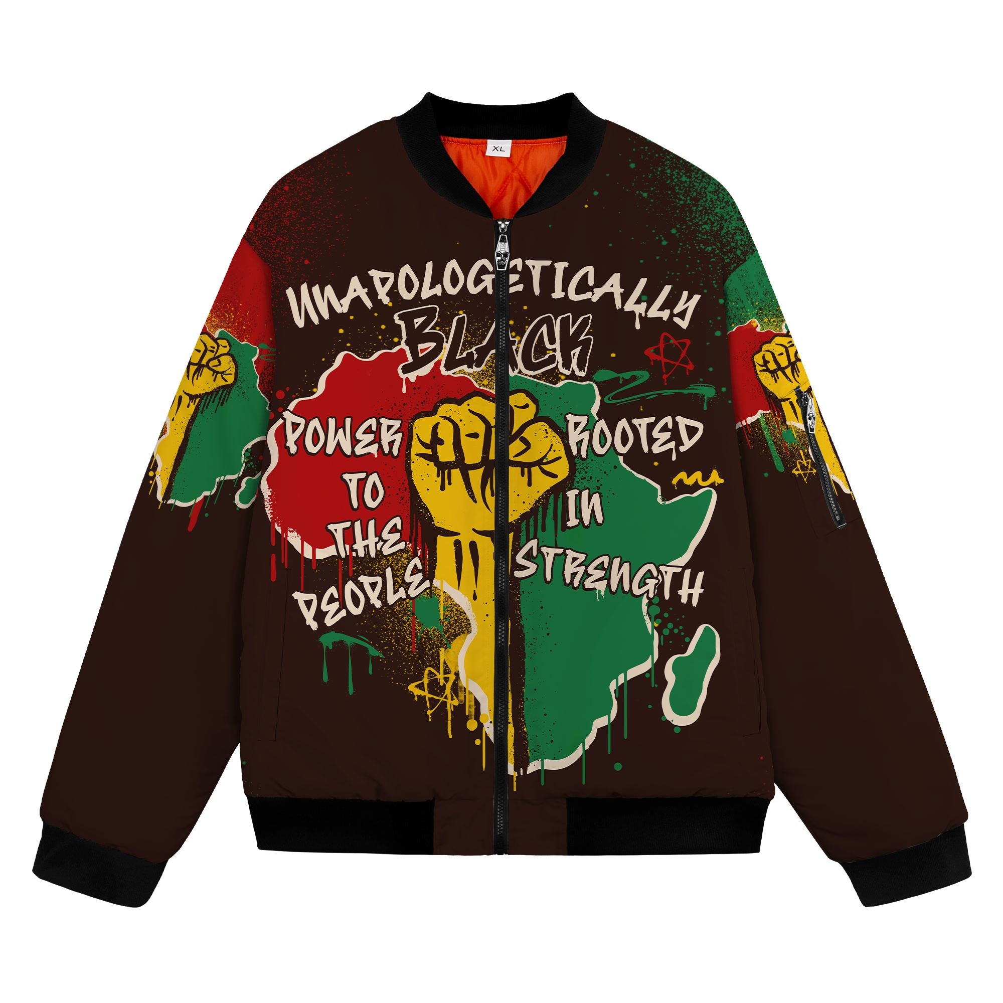 Power in Our Roots Bomber Jacket Bomber Jacket Version 2 Zootop Bear 