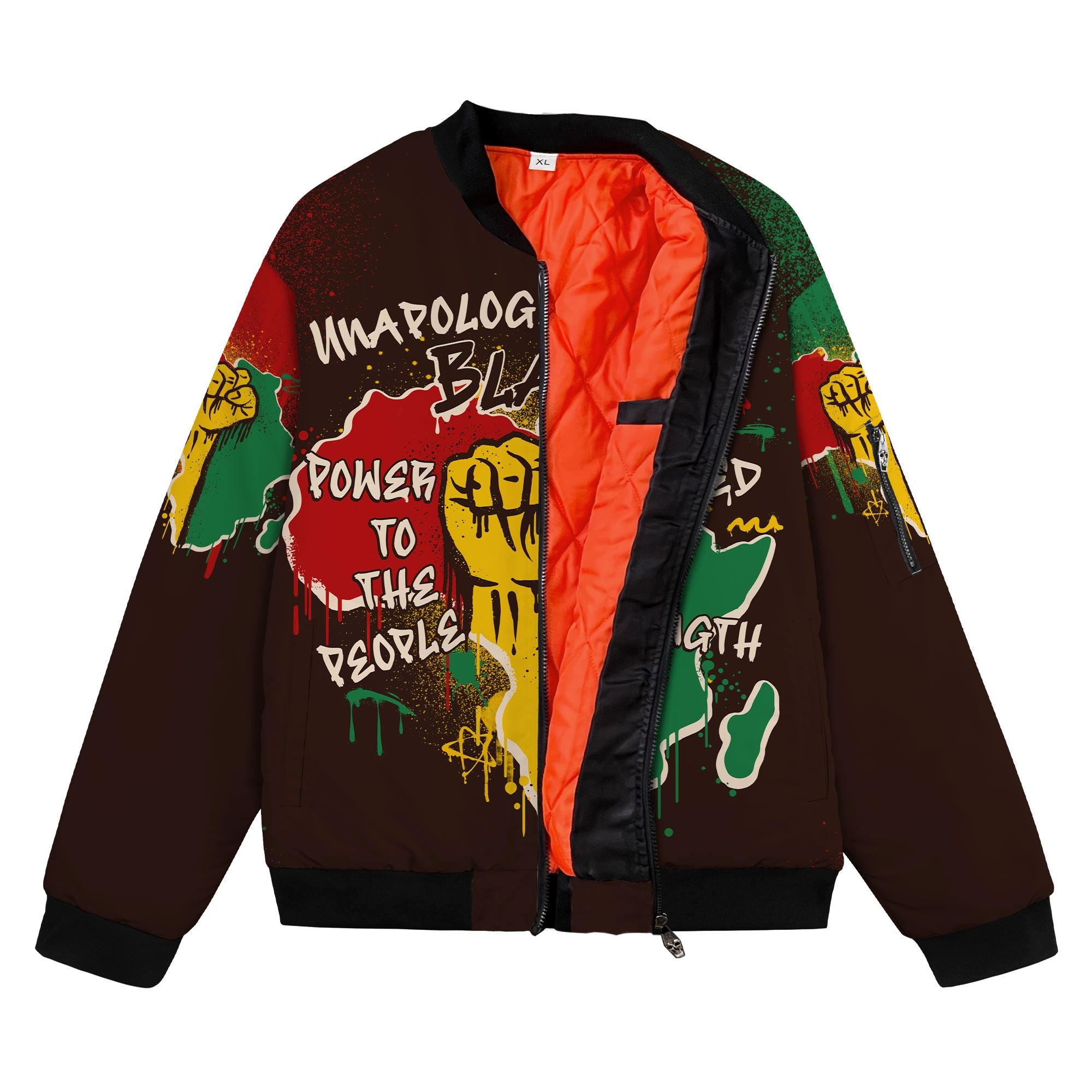 Power in Our Roots Bomber Jacket Bomber Jacket Version 2 Zootop Bear 