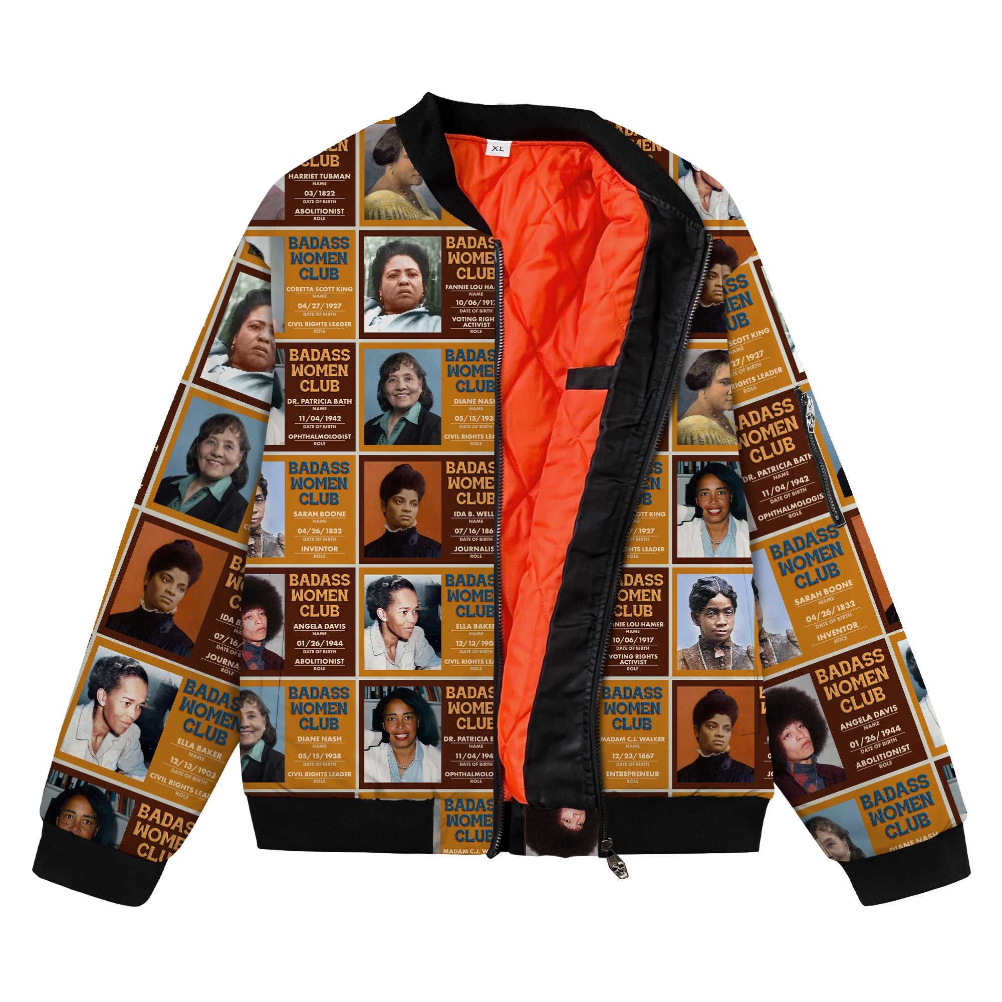 Badass Women Club Bomber Jacket Bomber Jacket Version 2 Zootop Bear 