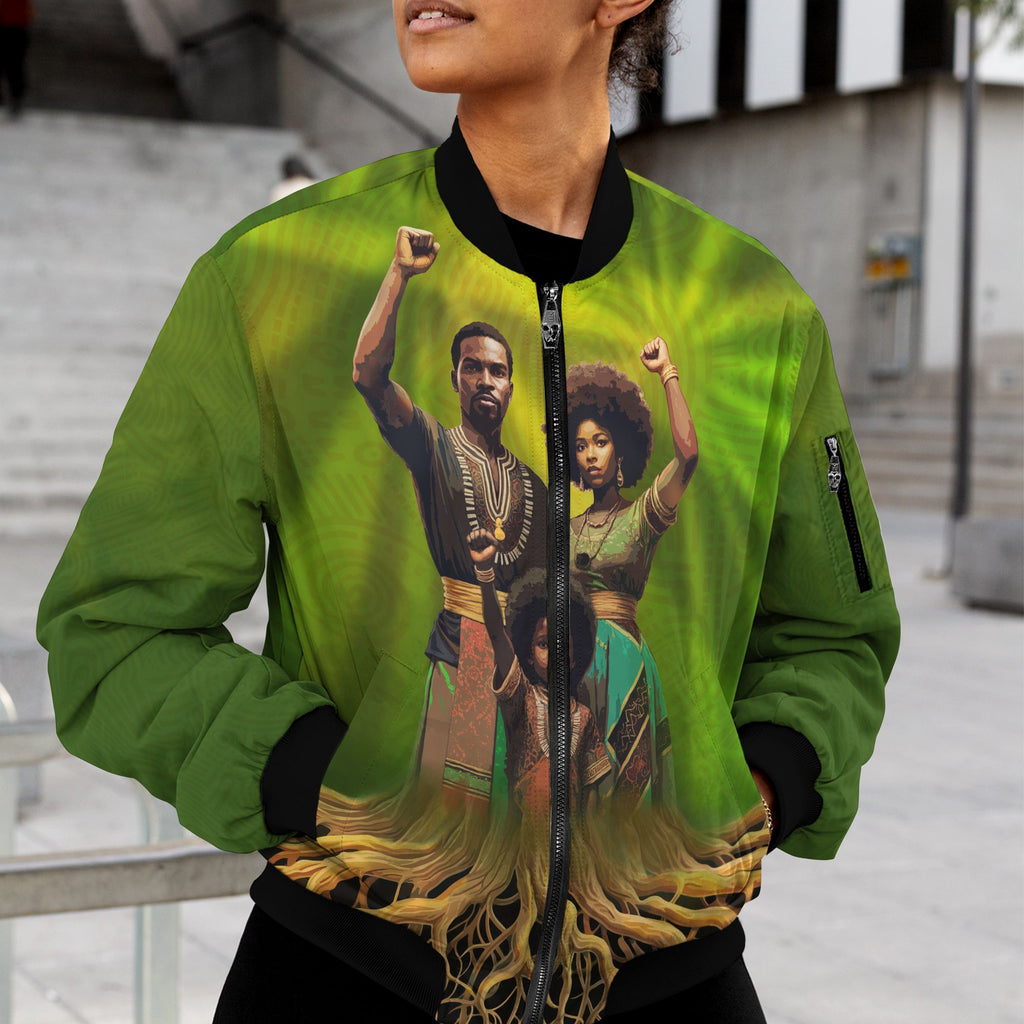 Rooted in Resistance Bomber Jacket Bomber Jacket Version 2 Zootop Bear 