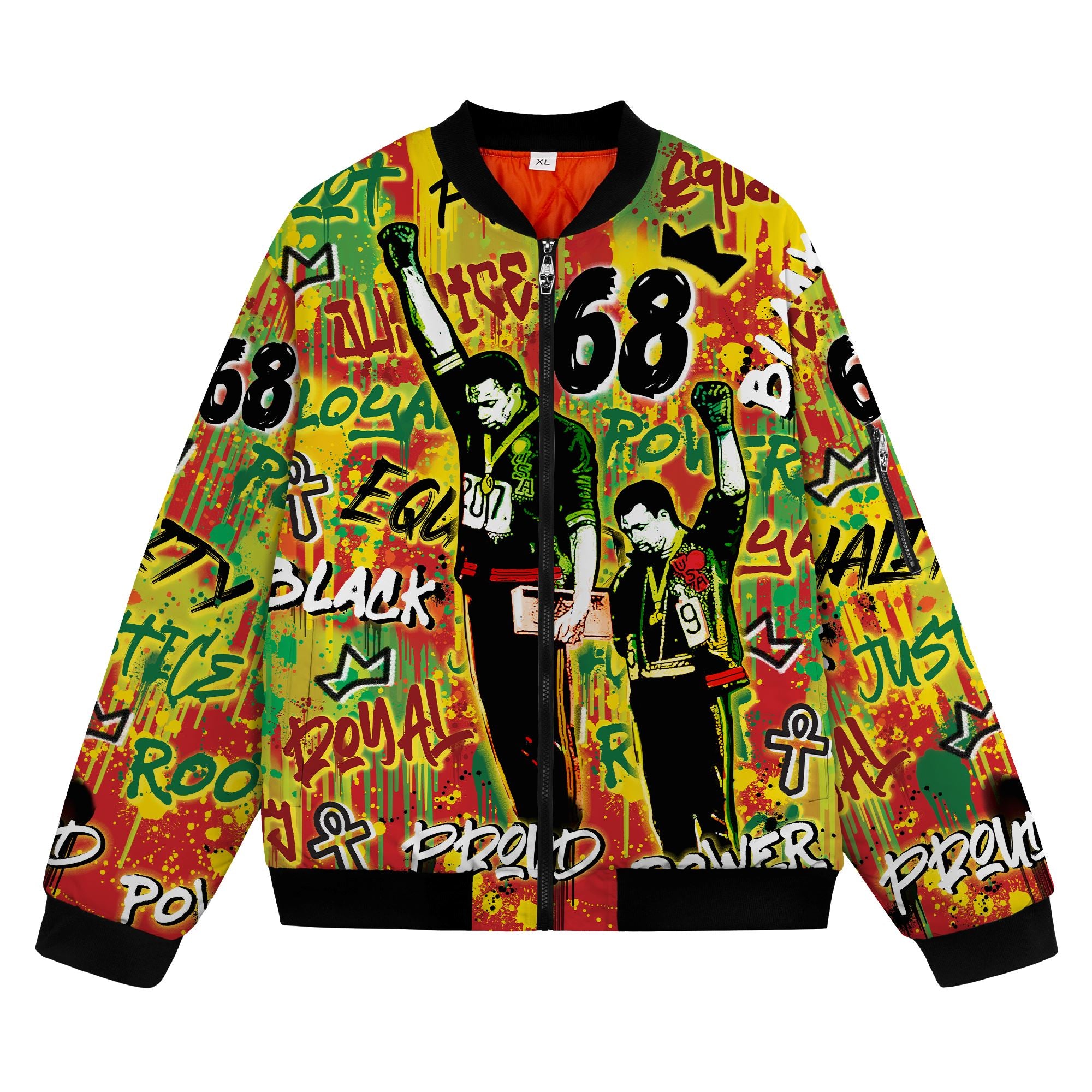 68 Graffiti Bomber Jacket Bomber Jacket Version 2 Zootop Bear 