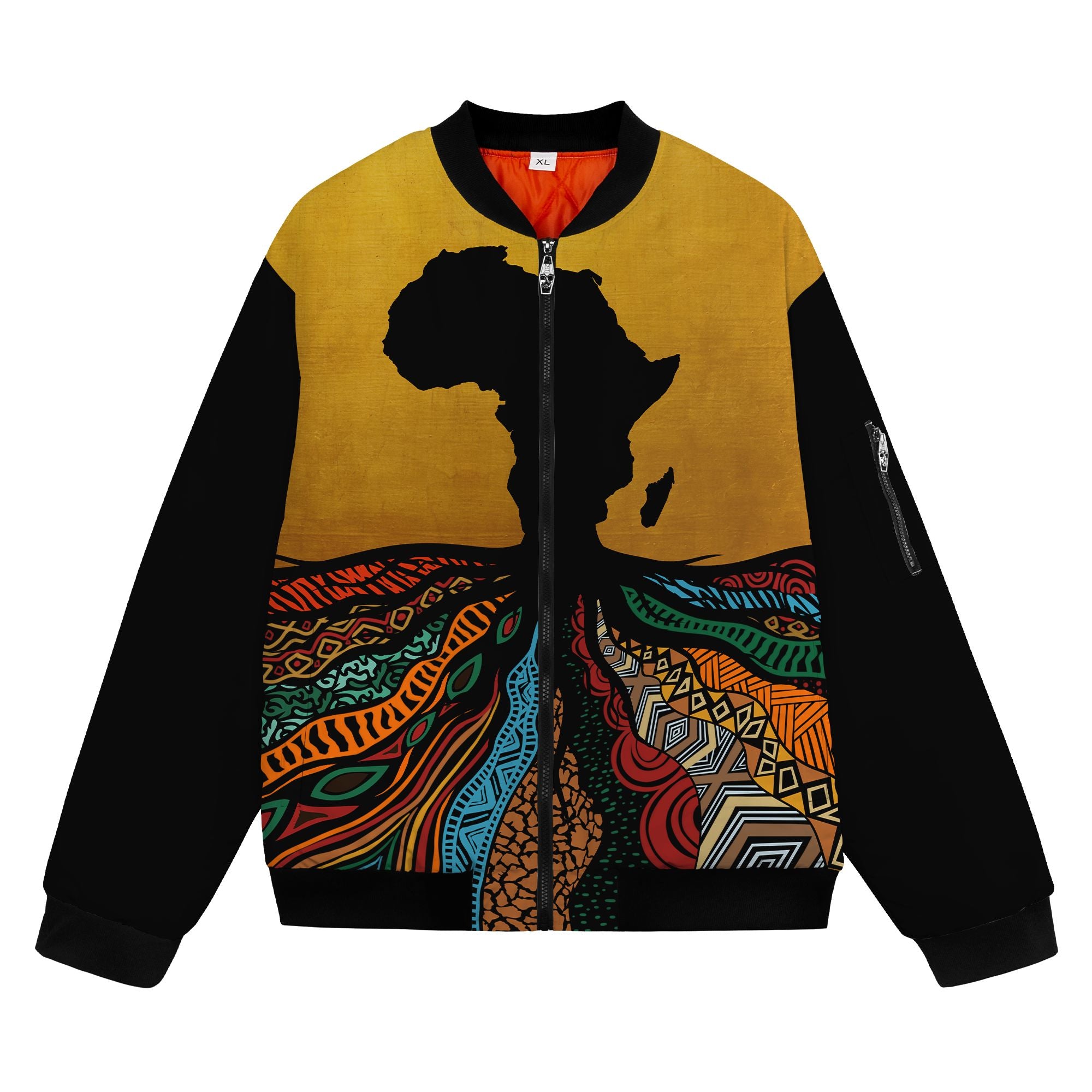 Patterns of Our Roots Bomber Jacket Bomber Jacket Version 2 Zootop Bear 