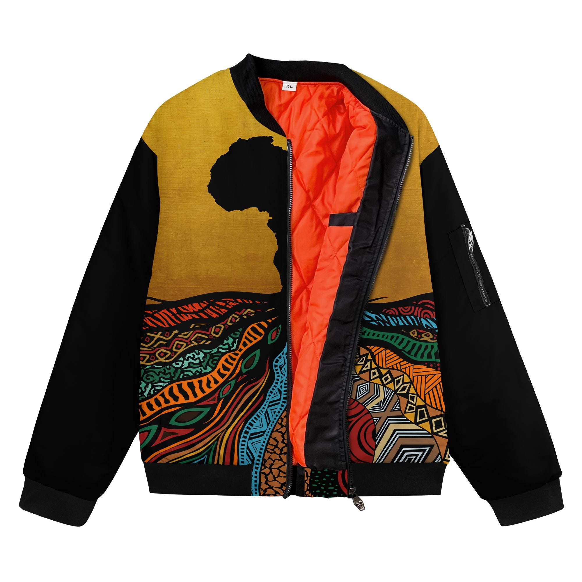 Patterns of Our Roots Bomber Jacket Bomber Jacket Version 2 Zootop Bear 