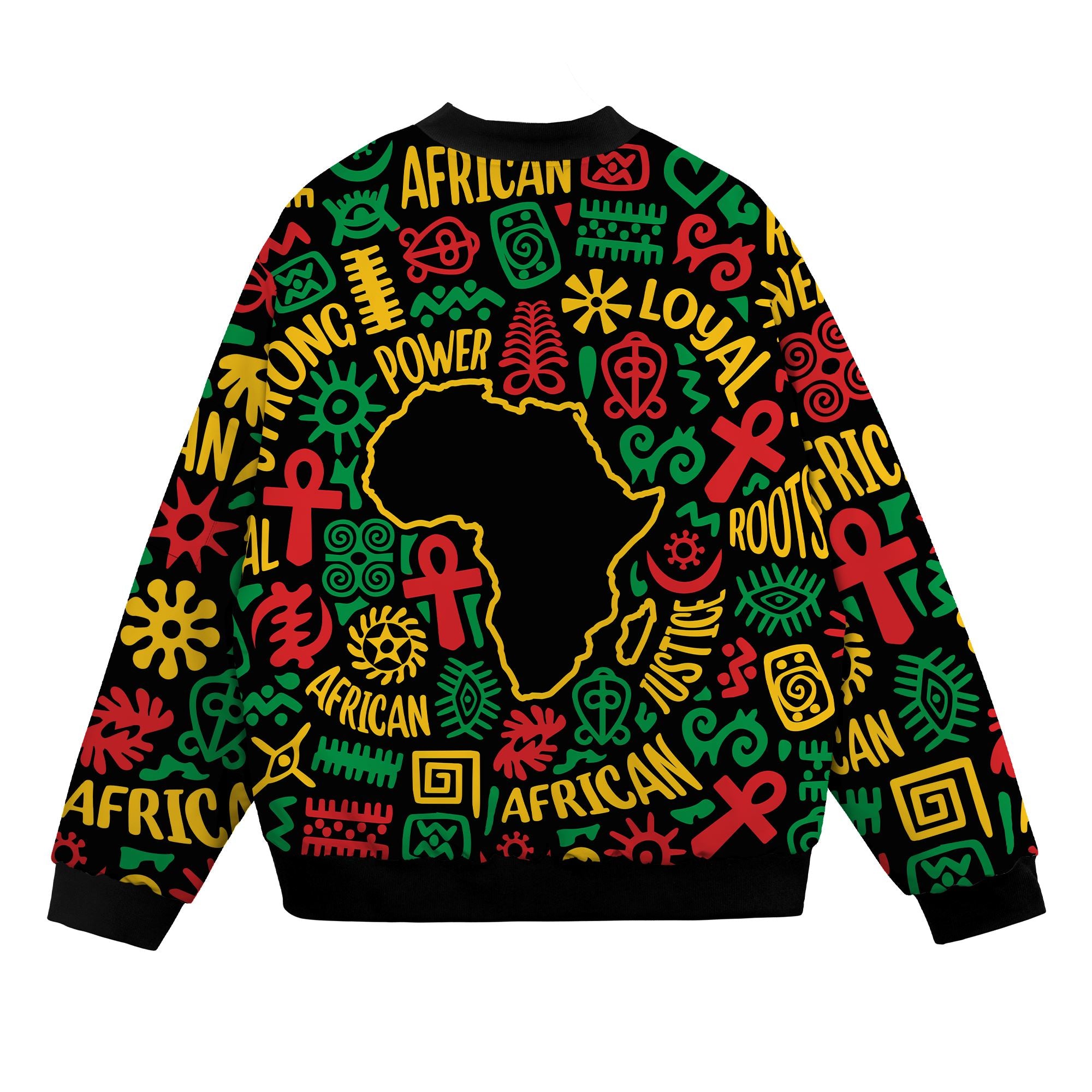 African Map Symbol Bomber Jacket Bomber Jacket Version 2 Zootop Bear 