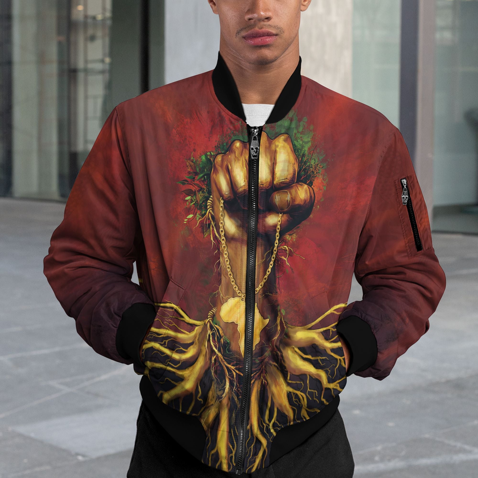 Roots Of The Fist Bomber Jacket Bomber Jacket Version 2 Zootop Bear 