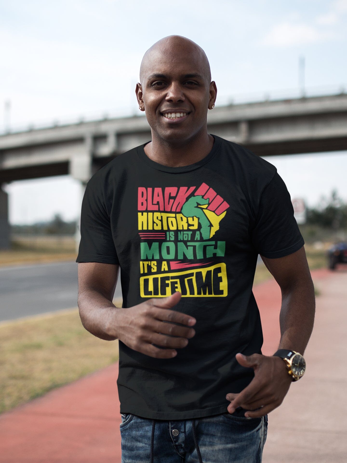 Black History Is Not A Month It's A Lifetime T-shirt Apparel Gearment 