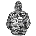 Black Power Images 2 All-over Hoodie and Joggers Set Hoodie Joggers Set Tianci 