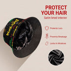 Black King's Time Bucket Hat Bucket Hat Tianci Premium Satin Lined Average 
