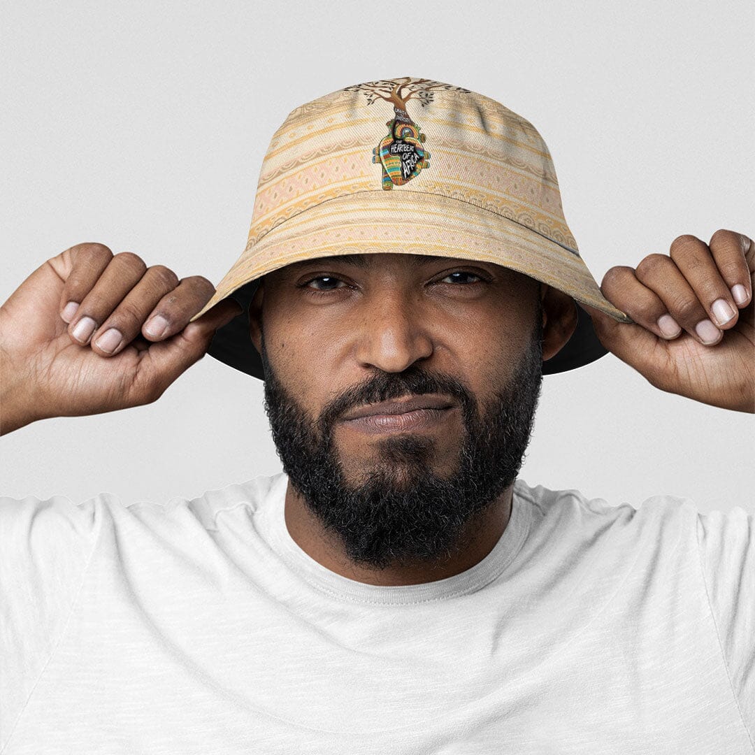 Unity In Diversity The Heartbeat Of Africa Bucket Hat Bucket Hat Tianci 