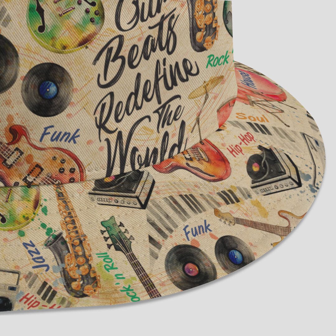 Our Beats Redefine The World Bucket Hat Bucket Hat Tianci 