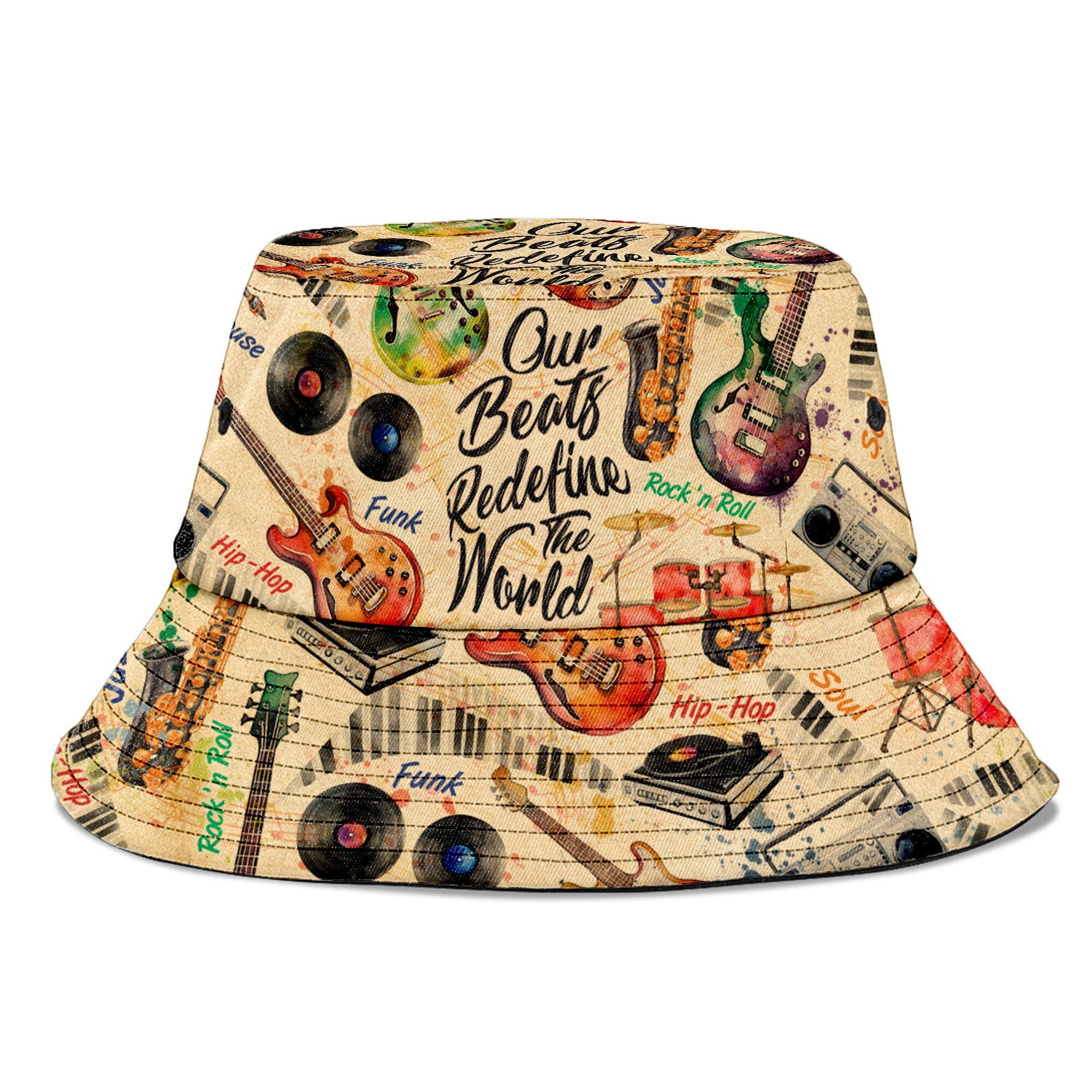 Our Beats Redefine The World Bucket Hat Bucket Hat Tianci 