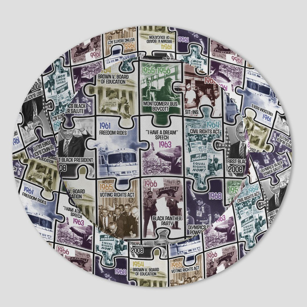 The Civil Rights Journey in Puzzle Bucket Hat Bucket Hat Tianci 