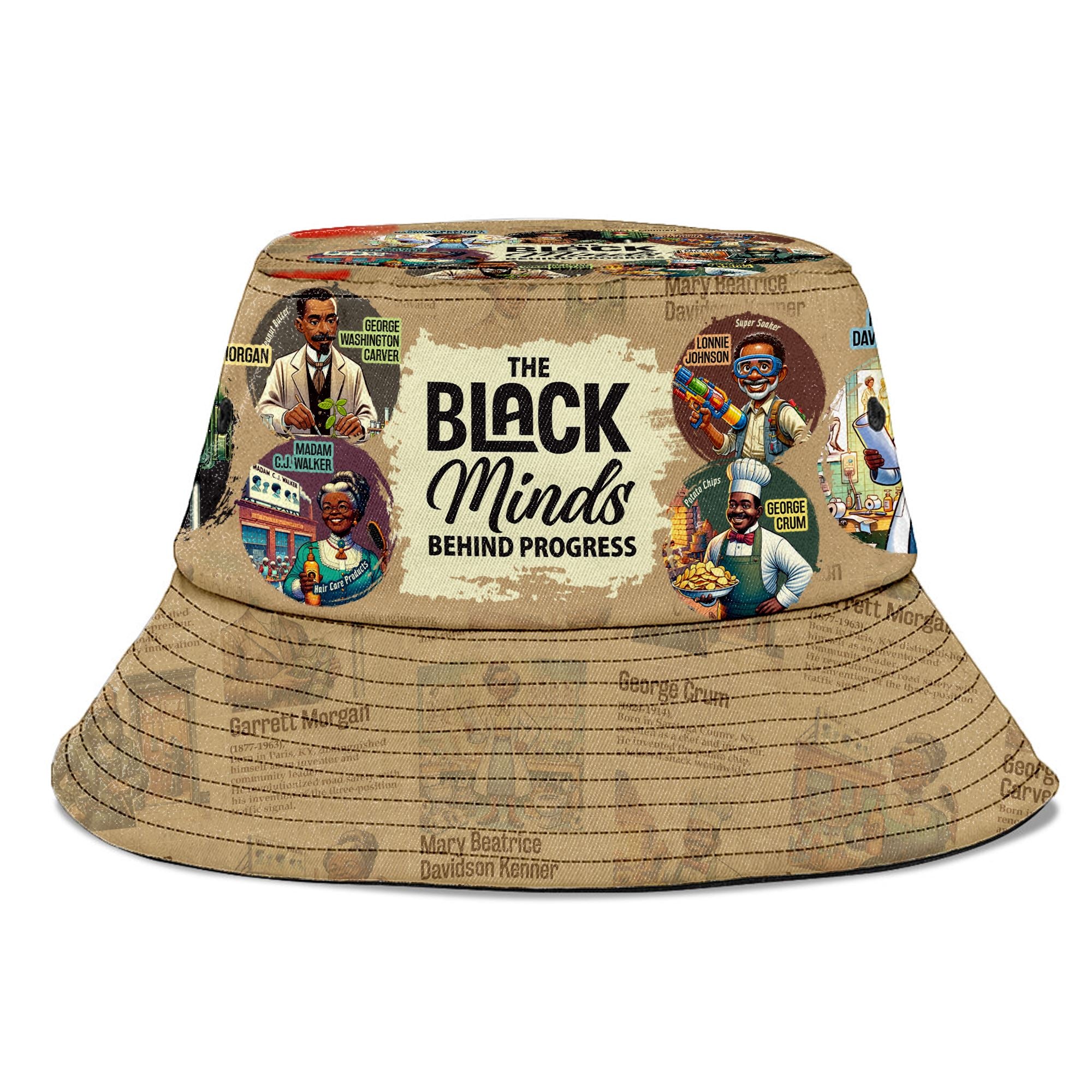 The Black Minds Behind Progress Bucket Hat Bucket Hat Tianci 