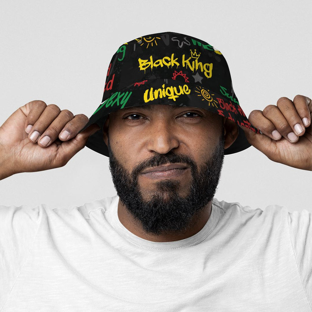 Black King's Time Bucket Hat Bucket Hat Tianci 