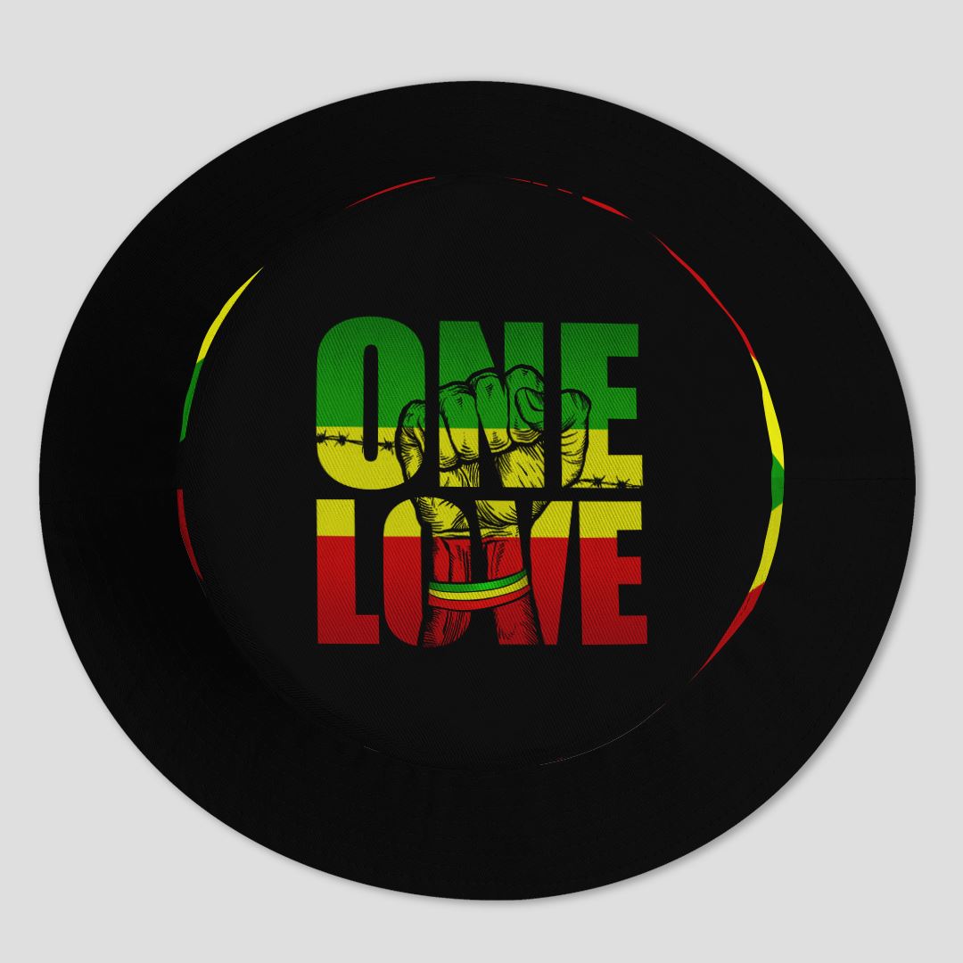 Reggae One Love Bucket Hat Bucket Hat Tianci 