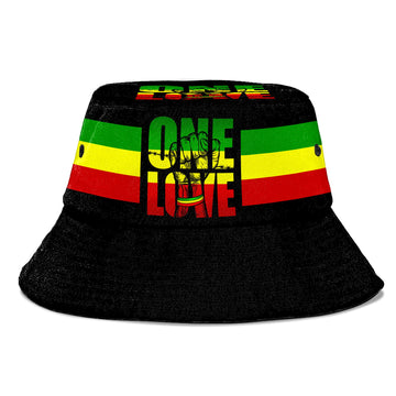 Reggae One Love Bucket Hat Bucket Hat Tianci 